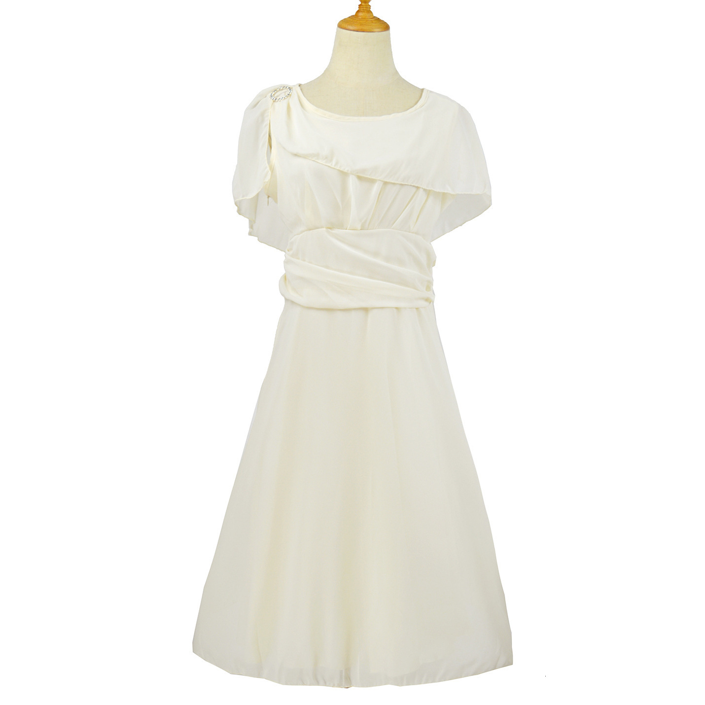 2025 New Chiffon Women's Sexy One Shoulder Wedding Long Dress