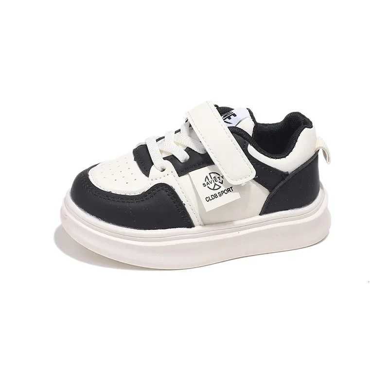 2024 Unique Stitching Classic White Sneakers for Children Year-Round Fashion Girls Boys Flat Sneaker Kids Casual Shoes H07243T251110