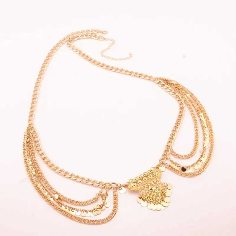 2019 Fashion Silver Gold Jewelry with Body Chain Charm Matching Chain Jewelry X250410