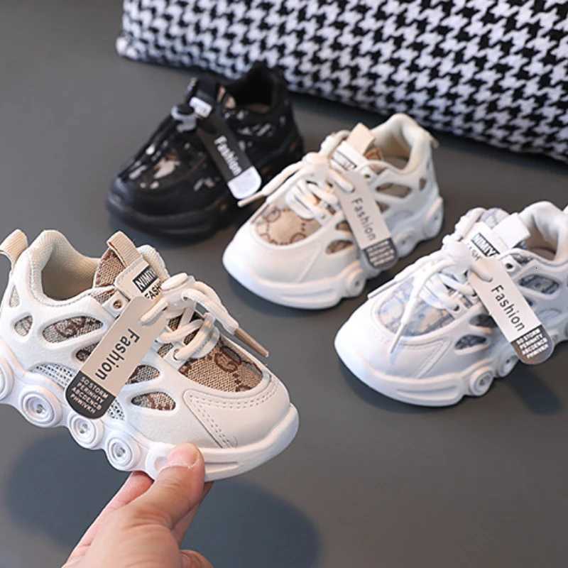 Zapatillas Brand LED Kid Sneakers Autumn New Breathable Boy Casual Shoes Girl Tennis Shoe Running Shoe Child Shoes Zapatos Nia W251110