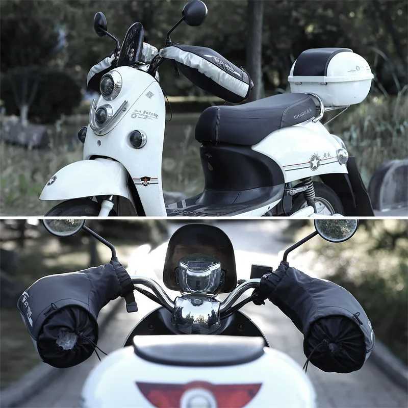 WEST BIKING Winter Bicycle Handlebar Mittens Thermal Windproof Bar Mittens MTB Road Bike E-bike Motorcycle Outdoor Cycling Glove S25118