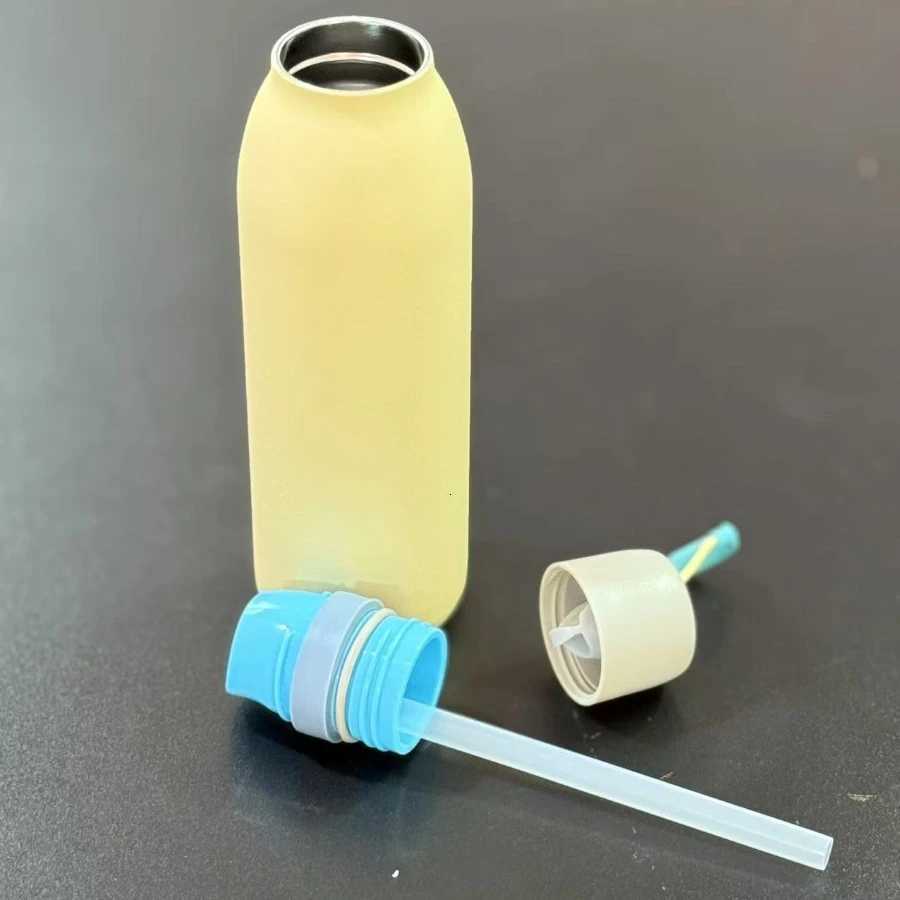 Fashionable cup aron simple large-capacity handheld sports bottle stainless steel insation water cup outdoor portable accpanying Y251110