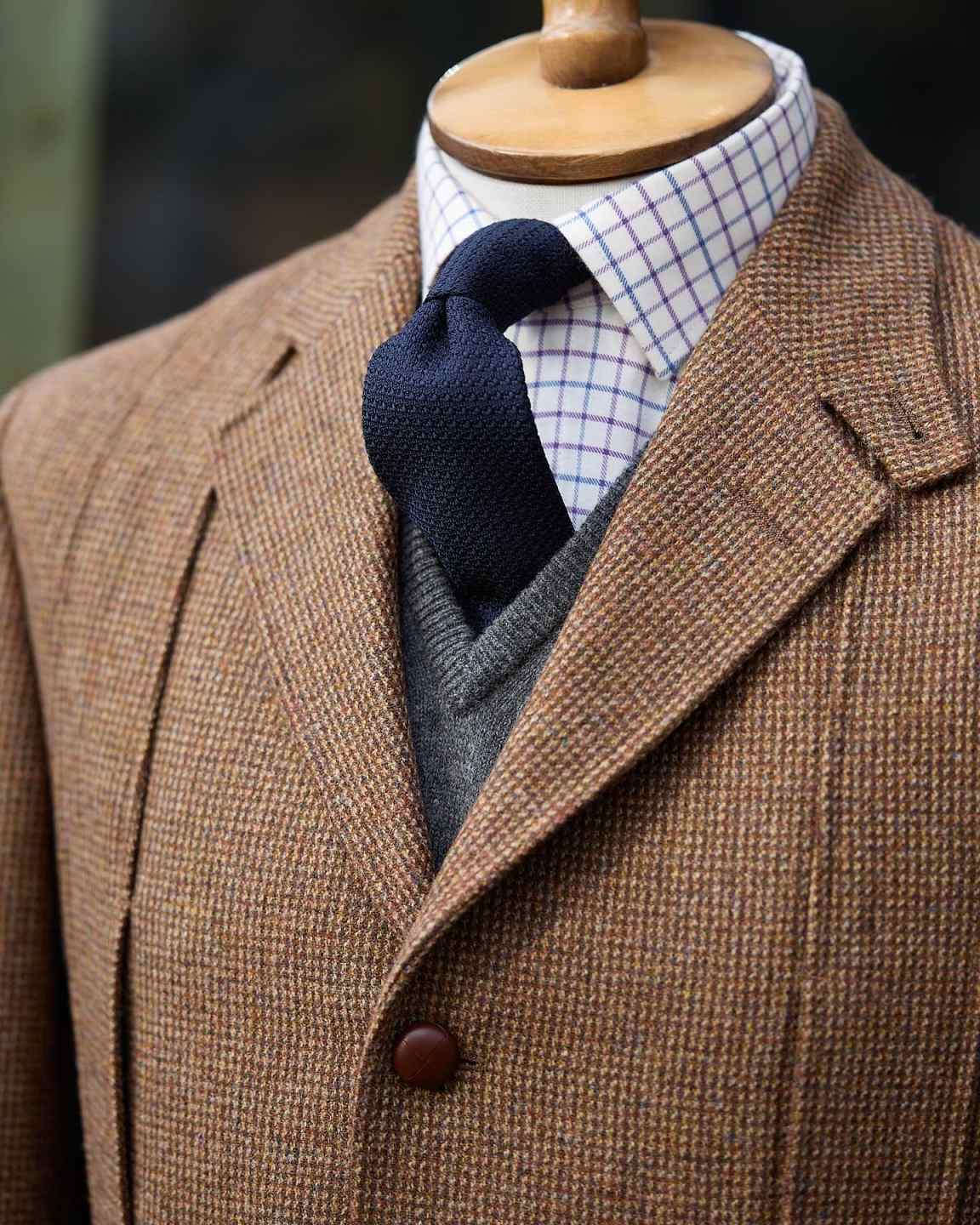 Classic Autumn Winter Men Suits 2 Pieces Single Breasted Wool Blends Jacket Blazers Fomal Business Party Customized