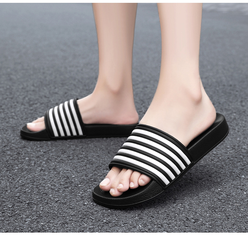 Ultra light soft sole unisex Slippers Summer Beach Slides Bathroom Anti-Slip Slipper Fashion men women Flip-Flops plus size 39-48