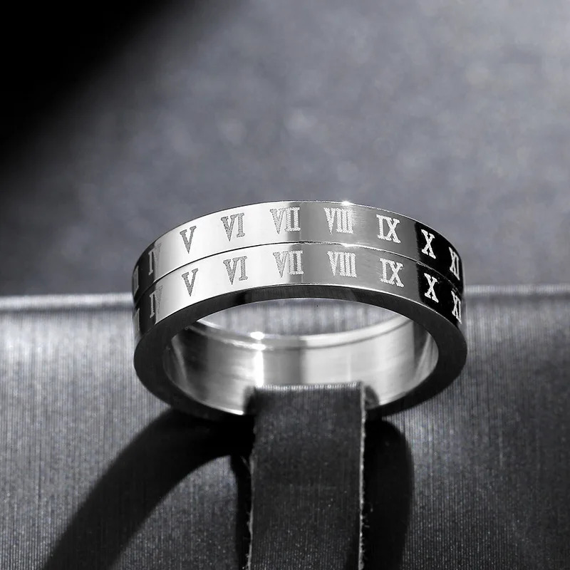 Rotate Freely Spinning Stainless Steel Anxiety Ring For Women Moon Star Chain Spinner Fidgets Ring Anti Stress Men Rotating 251110