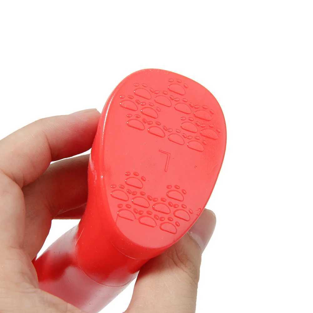 4 waterproof dog boots anti slip stretch pet rain boots waterproof dog boots rubber shoes T2504010