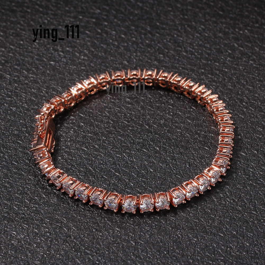Qianjian 2mm 925 Sterling Silver Tennis Link Chains Iced out VVS Moissanite Bracelet for Men Elegant Jewelry