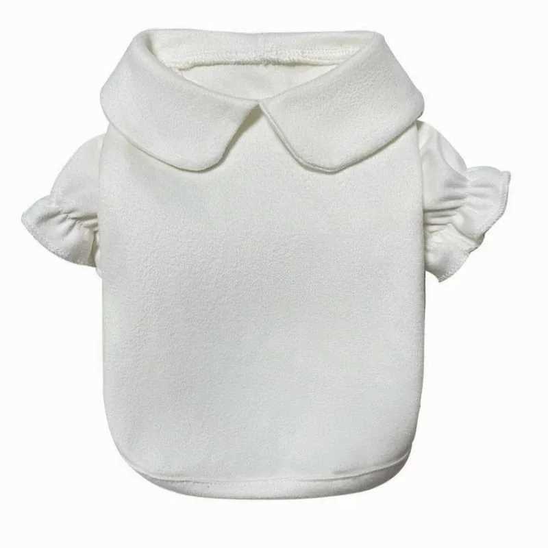 Puppy Bow Knot Dress Set Winter Warm Dog Clothes Pet Christmas Princess Dress Teddy Solid Color Skirt Send Clip J251110