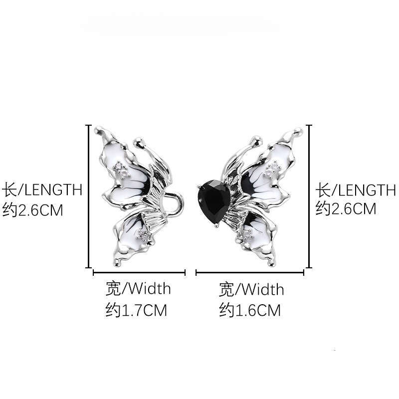 New Chinese Style Ink Butterfly Buckle Detachable No-Sew Tightening Artifact Fashion Versatile Waist Accessories for Women