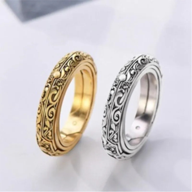 Metamorphic Astronomical Ball Ring for Men and Women Reversed Metamorphic Cosmic Ball Ring Retro Style Couple Necklace Jewelry 251110
