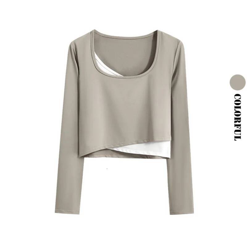 DRUR Women Yoga Tops Long Sleeve Lightweight Sport Shirt Quick Dry Running Tee Gym Active Wear Fitness Workout Clothes Yogawear