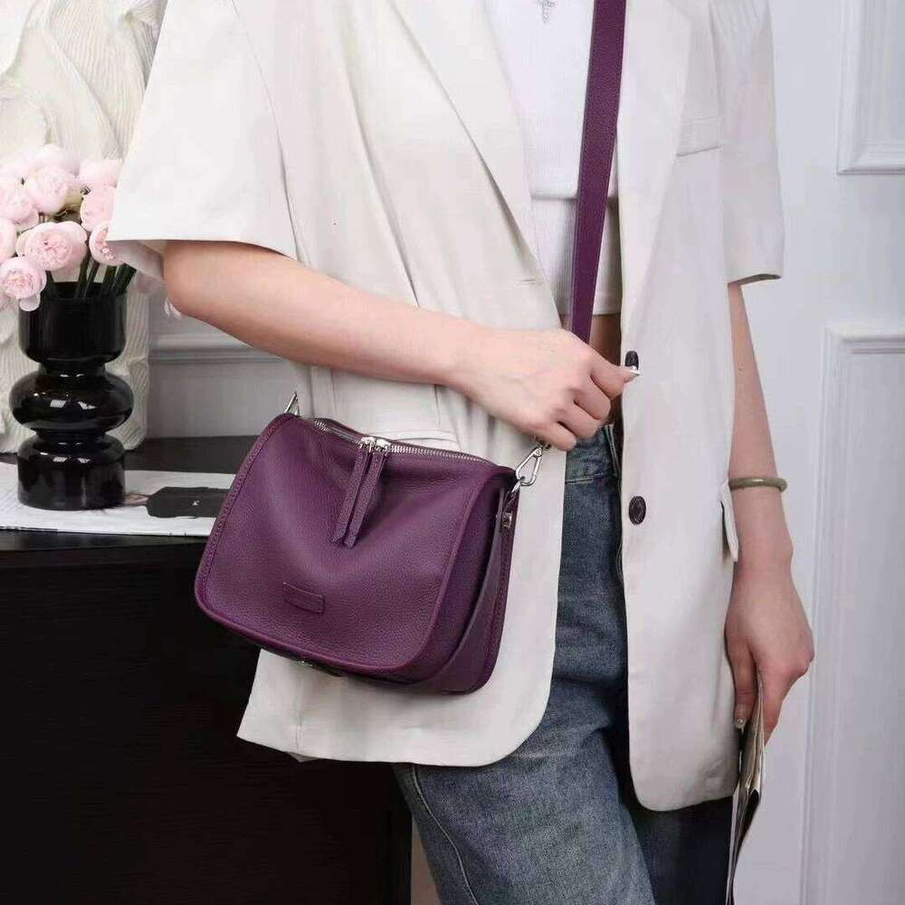 New Women's Genuine Leather Fashion Female Sling Shoulder Bags Lady Handbag Commute Underarm Messenger Bag Suotong1110