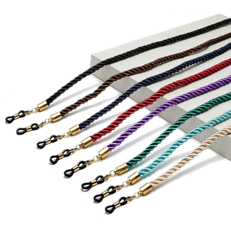 Fashion womens cross rope chain glasses chain gold sunglasses chain pendant necklace 250409