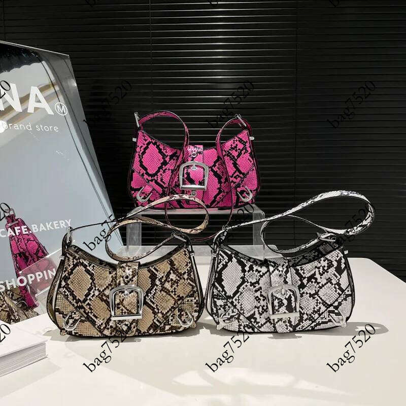 2025 Hot Sale Snake Handbag Multi Pocket New Leopard Zebra Print Bag, for Women Trendy