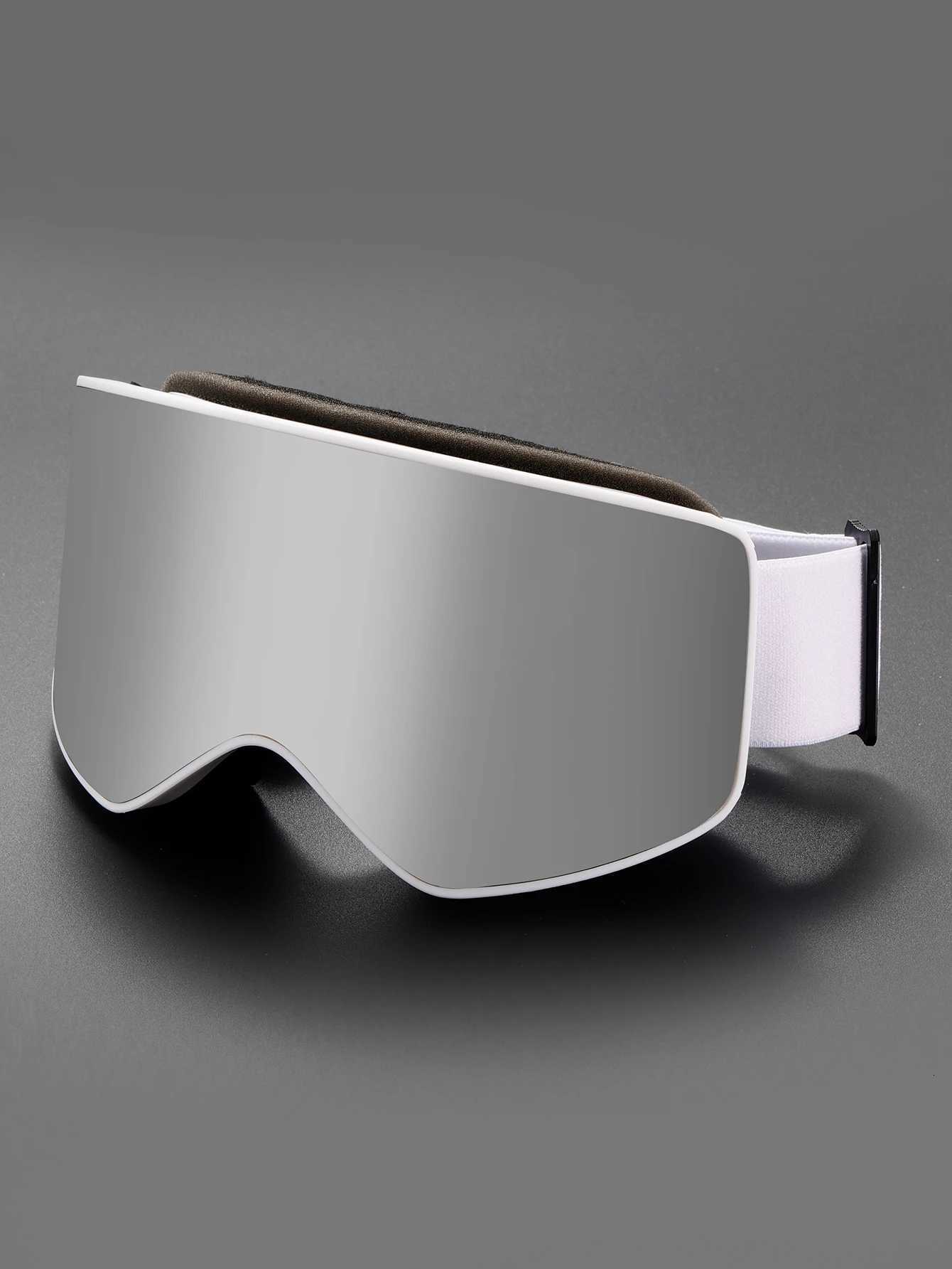 Cylindrical Real Lens HD Wide-Field Double-Layer Ski Goggles for Snow Mountaineering and Eye Protection K251110