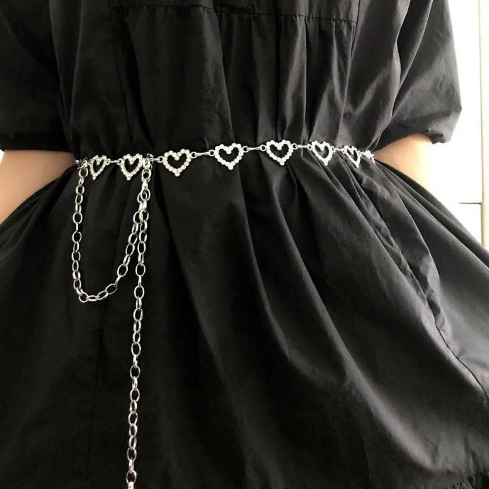 Fashionable metal waist chain for girls adjustable body chain strap abdominal jewelry jeans dress sun gold-plated X250410