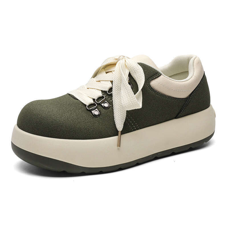 Niche Versatile Spring Summer New Low-top Loafers Men Thick-soled Sports Casual Sneakers Big-toe Shoes Z212