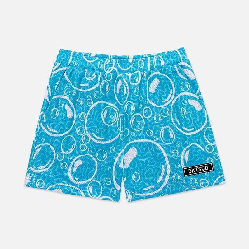 BKTSQD Sponge Style Fashion Brand Mens Basketball Shorts Summer Mesh Quick Drying Breathable Outdoor Beach Swimmers X250410