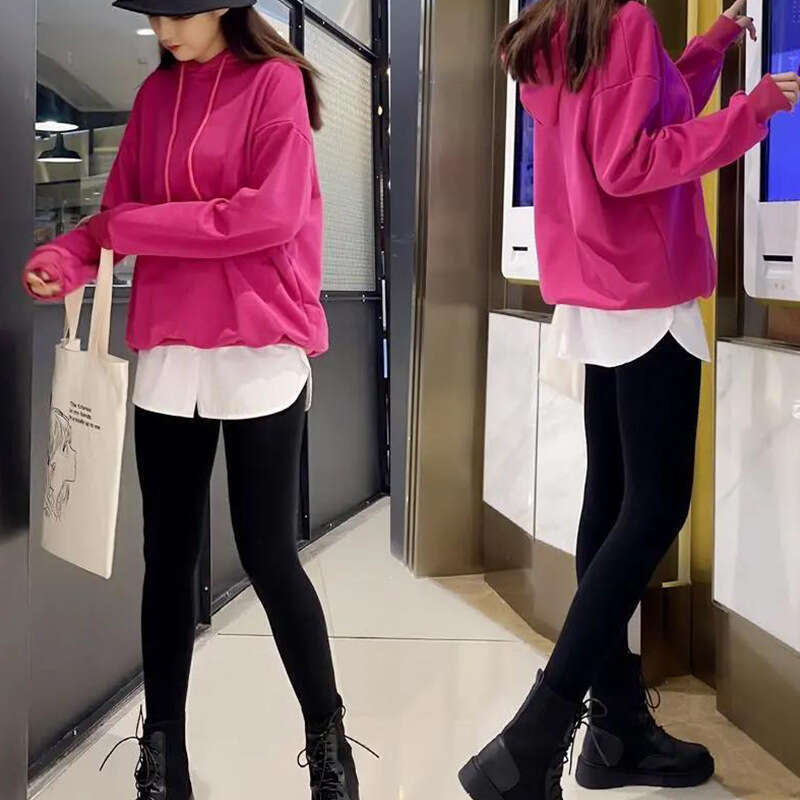 2022 Hem Winter Layered Inner Wear Plus Size Sweatshirt Base Fake Shirt Butt Cover Short Skirt