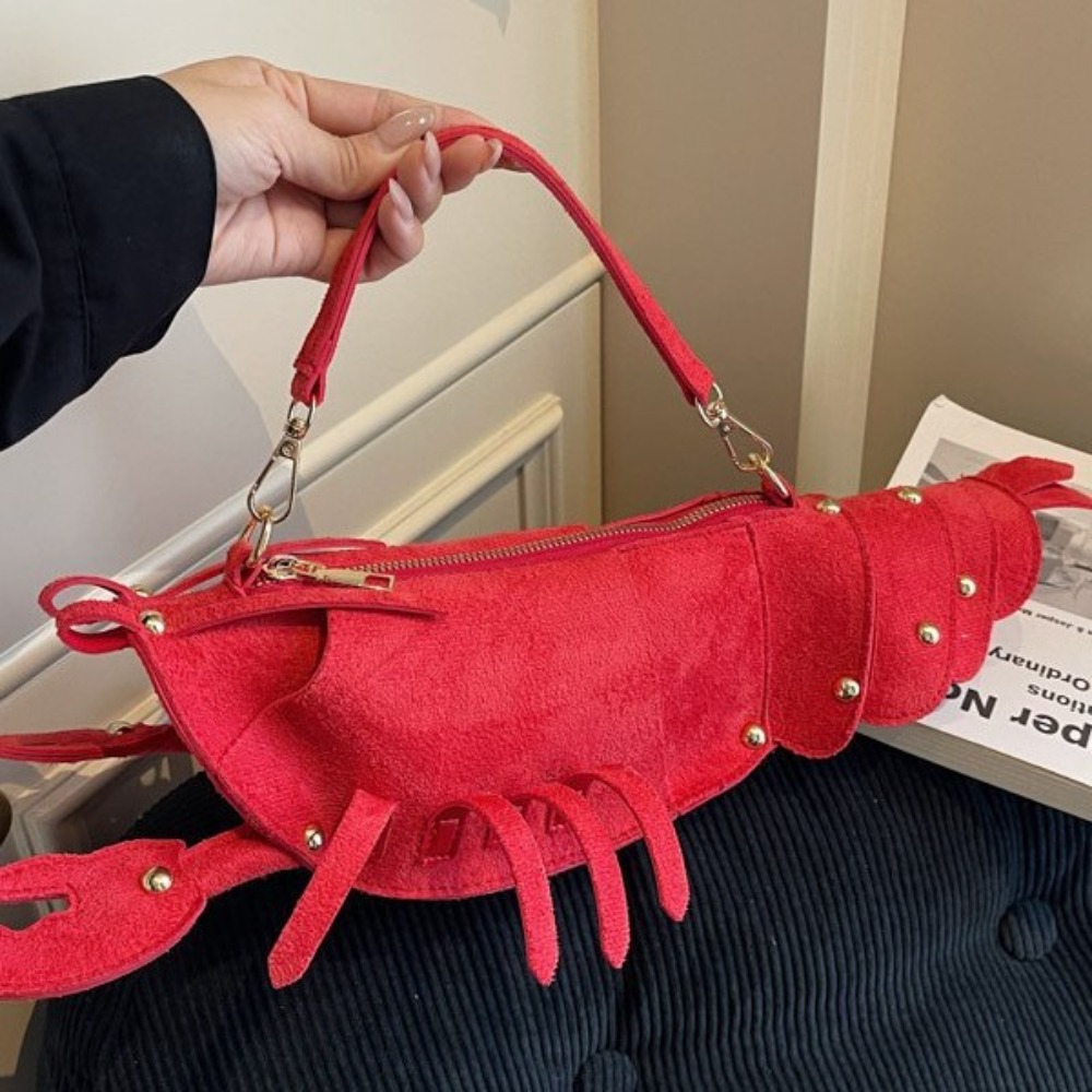 Personalized Stylish Womens Handbag Featuring Unique Crayfish Design