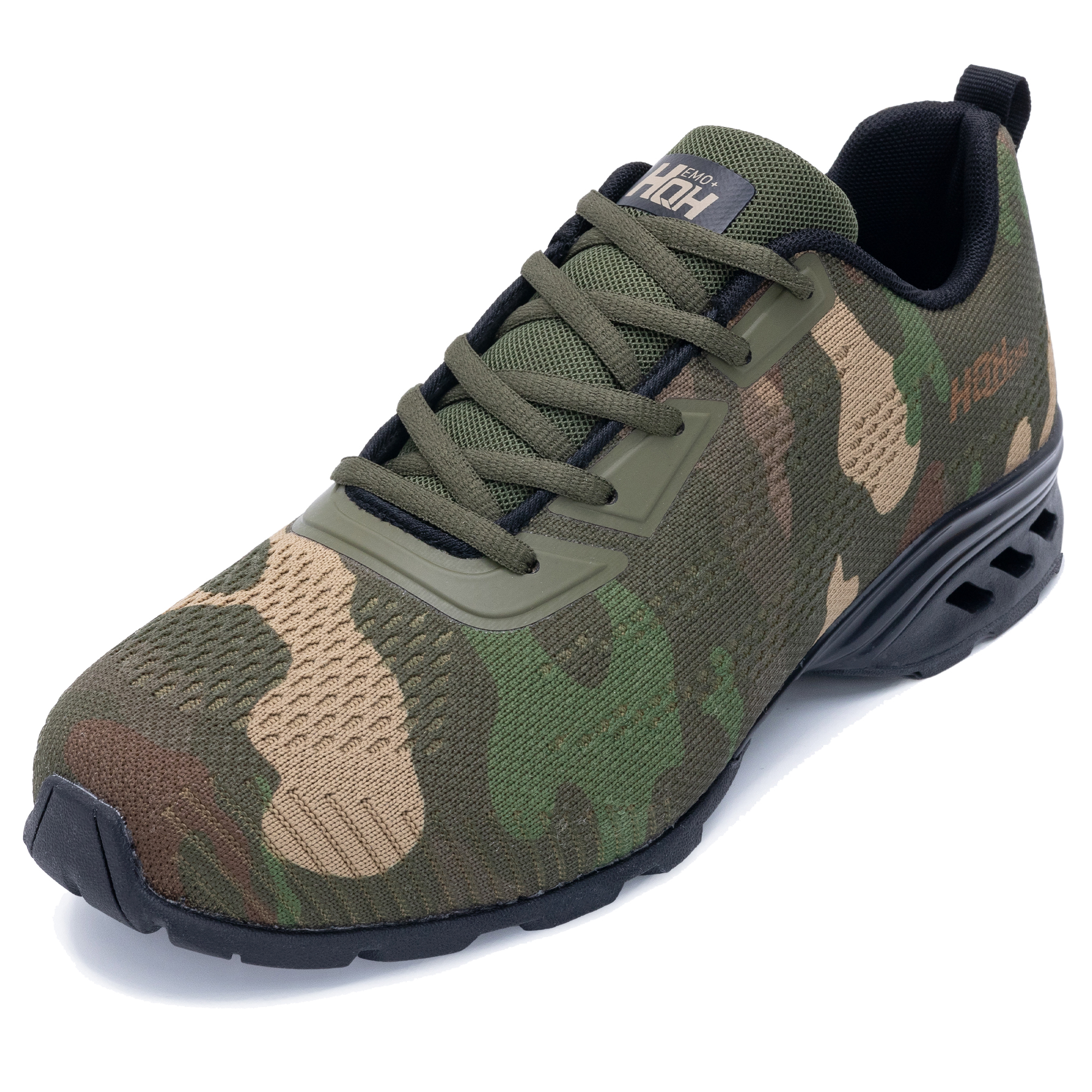 Designer Shoes Men's Trail Running Shoes Camo Cross Training Tennis Walking Sneakers Fashion Camouflage Athletic Sport Workout Footwear for Outdo