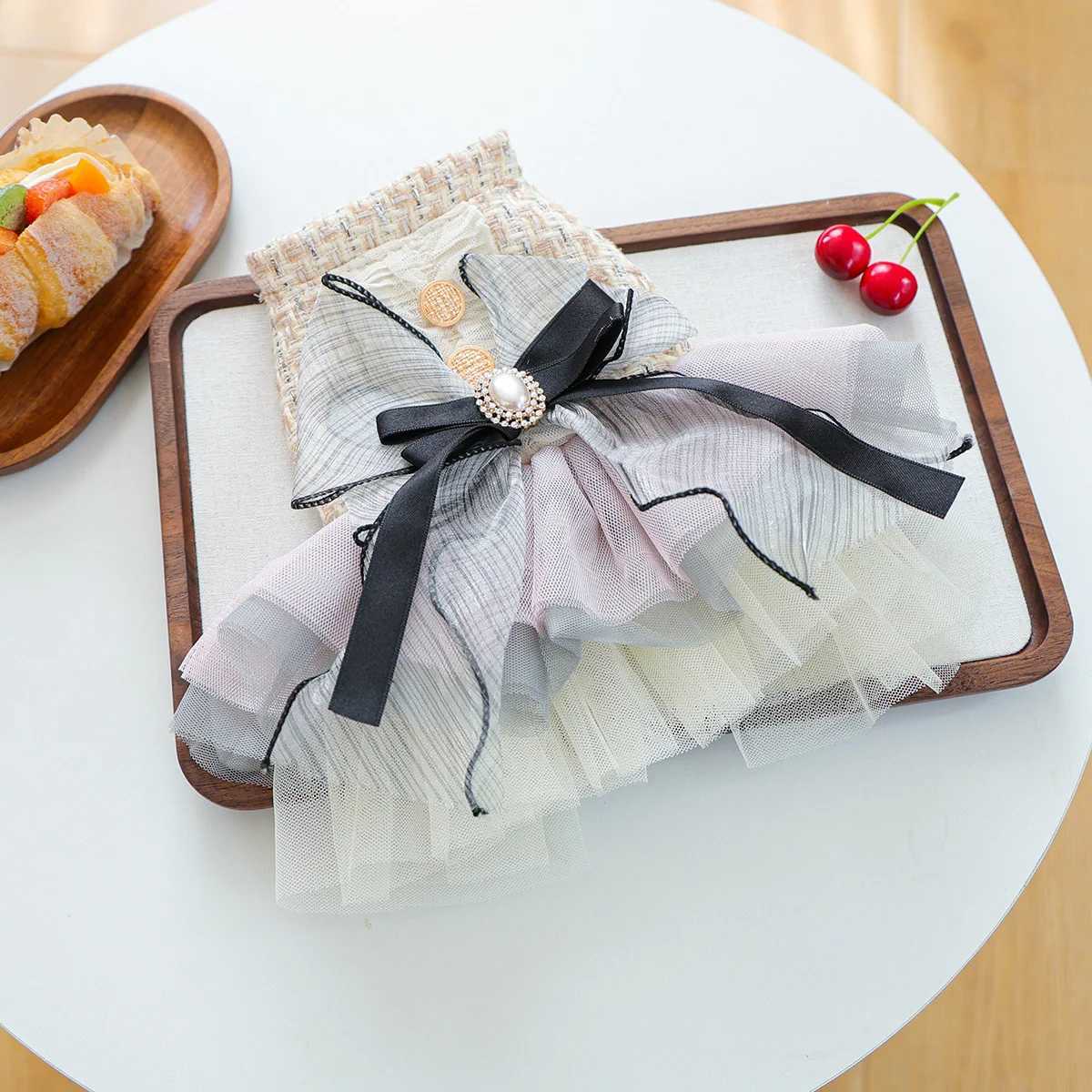 Small Dog Cat Clothes Elegant Pricess Dog Dress in Multi-Color Design Luxury Pet Dresses Fashion Colorful Boucl Skirt J251110