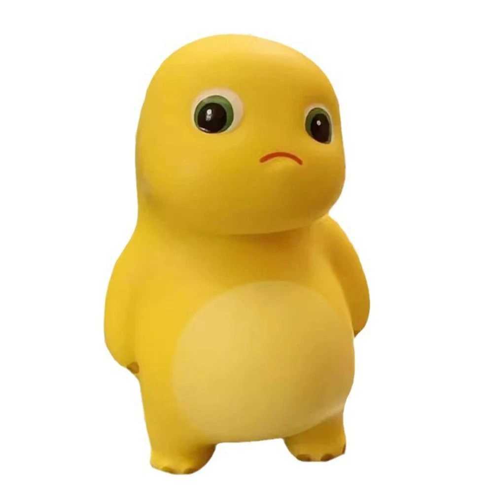 New Arrival Dinosaur character calf milk dragon decompression toy squeeze toy cartoon doll milk dragon squeeze toy yellow slow rebound T250410