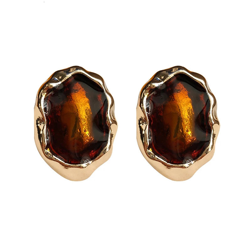 Exquisite Vintage Stud Earrings Trend Fashion Personality Jewelry Geometric Accessories Party Gifts Women Unique RG0183 250409
