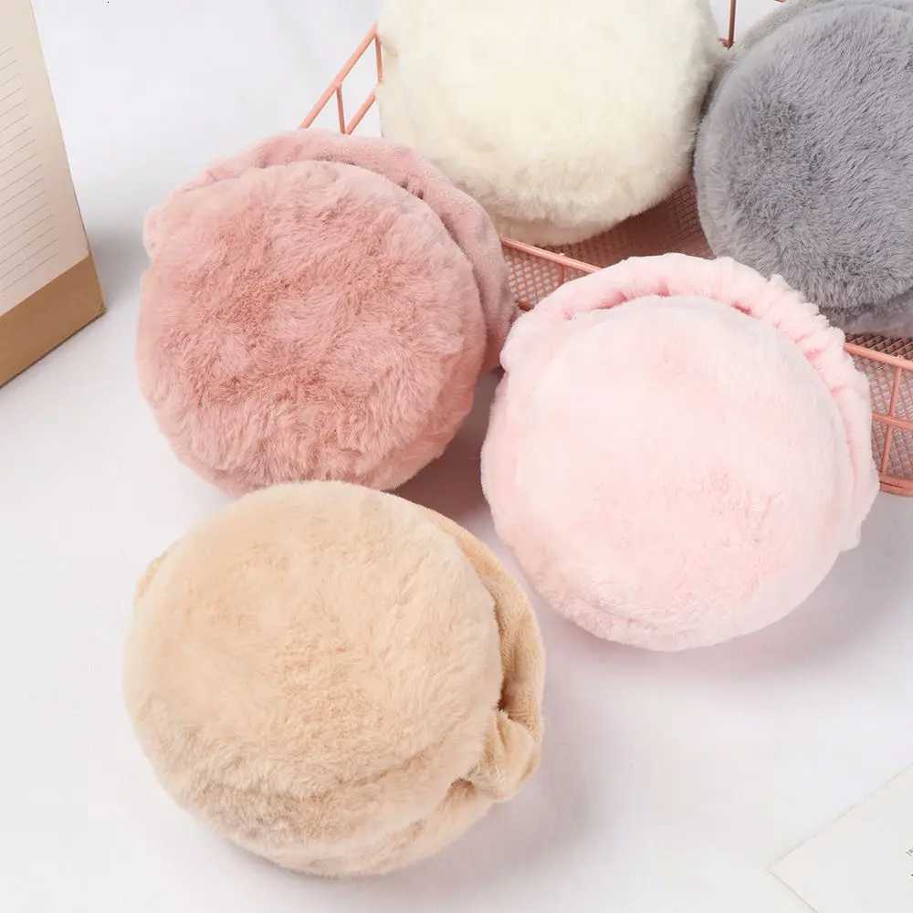 Fashion Autumn Winter Earmuffs Women Men Ear Warmer Plush Solid Color Adjustable Foldable Ear Muffs Earflap Earmuffs W251110