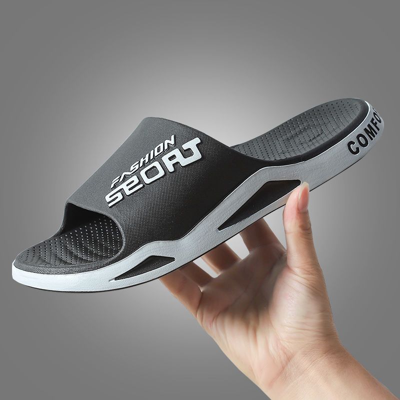 Fashion Street Outdoor Sports Basketball Style Soft Thick House Slippers Unisex Couple Slippers