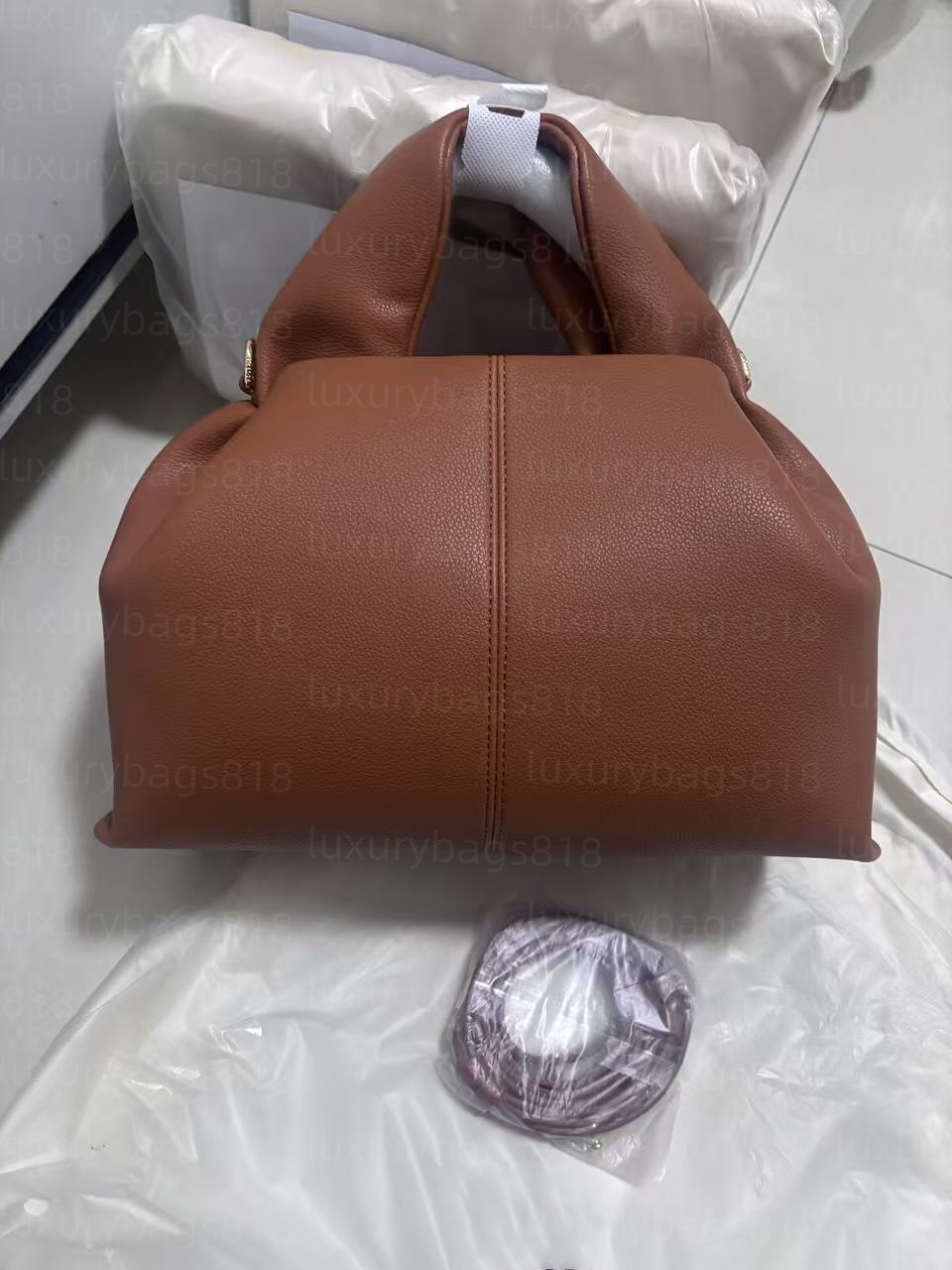 Women Totes Bag Numero Neuf Designer Full-Grain Textured Leather Totes Handbag Dumpling Bag Layer Cowhide Hand-held Single Shoulder Messenger