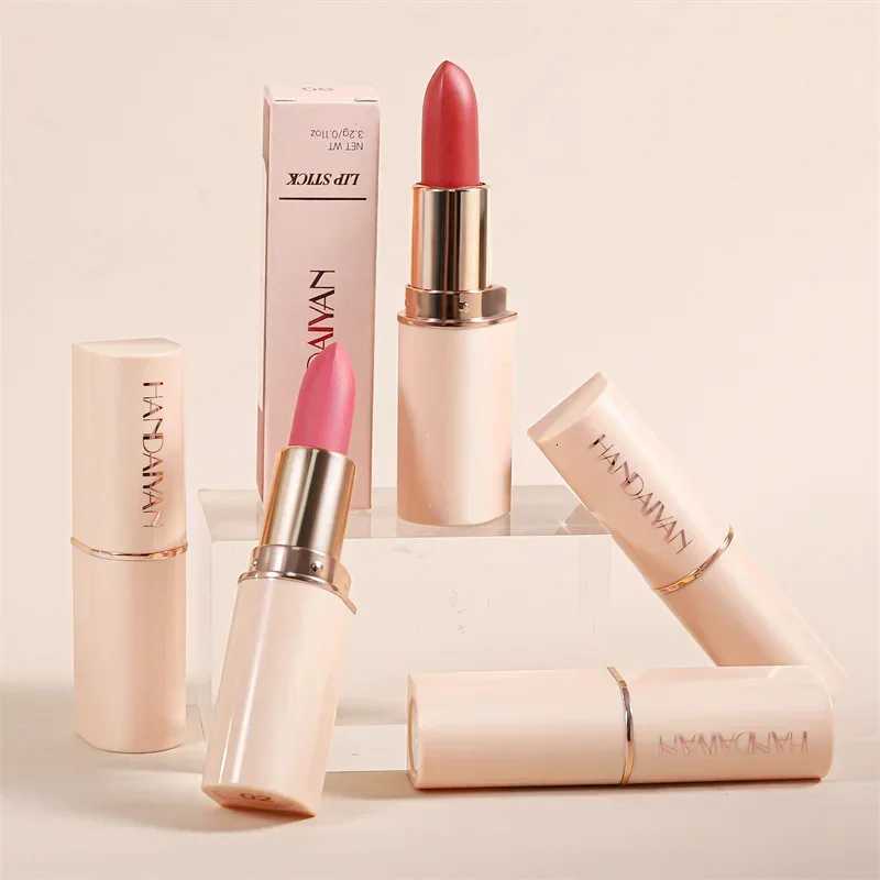 Handaiyan 8 Colors Matte Waterproof Velvet Nude Lipstick Sexy Red Brown Pigments Makeup Long Lasting Lipgloss ProfissionalT251110