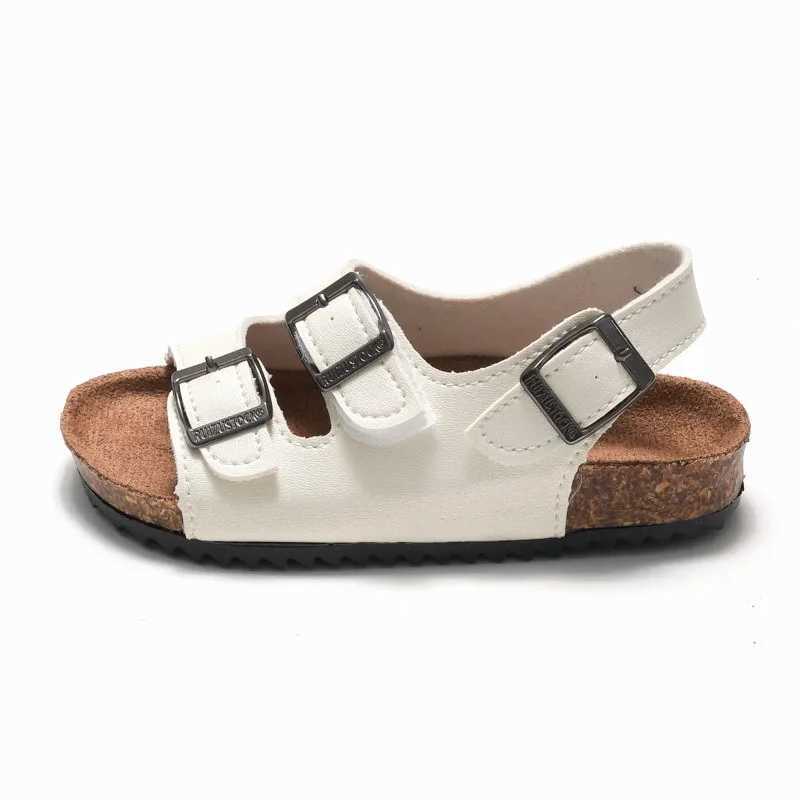 New sandals childrens sandals girls and boys sandals breathable flat shoes summer comfortable cork sandals Z250410