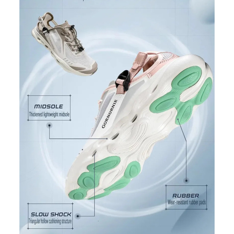 Women's New Summer Beach Mesh Breathable Soft Sole Sports Sandals Outdoor Quick Dry Water Hiking Shoes