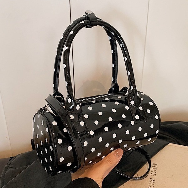 Niche Polka Dots Women's 2025 New Women's Designer Bag Fashionable Multi Functional Underarm Slant Body Exquisite High End Elegant Handheld 