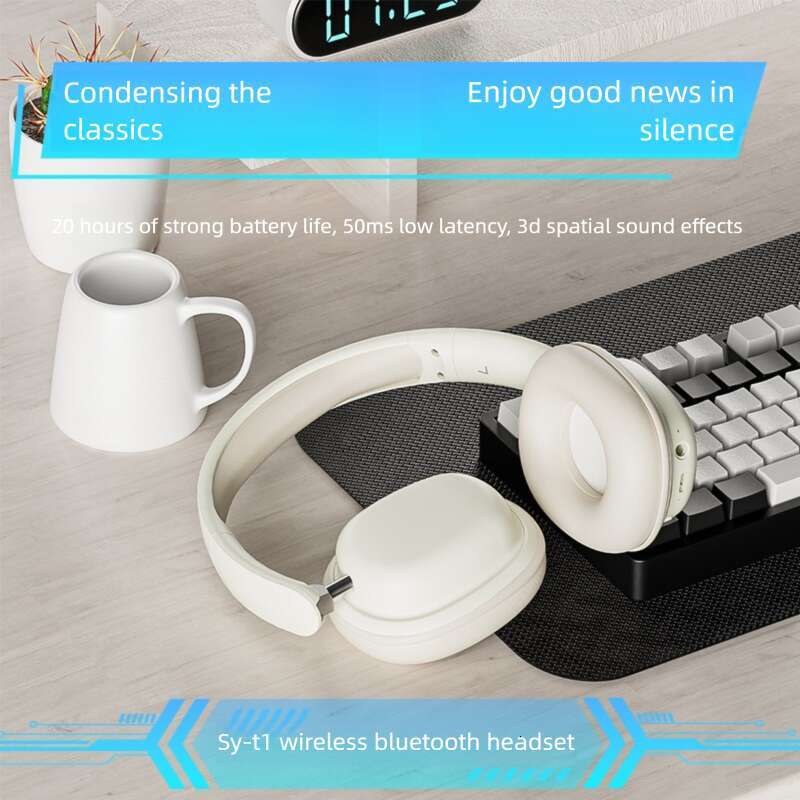 Famous Brand Over Ear Wireless Noise Cancelling Headphones HIFI Sound High Bluetooth Earphones Long Battery Life