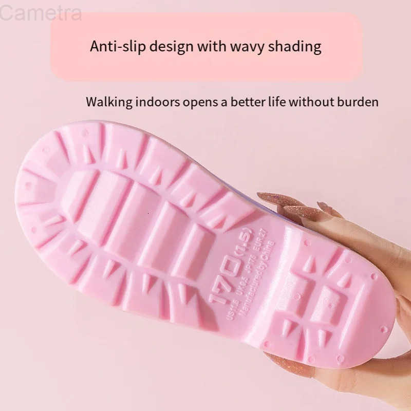 Sanrio New Water Proof with Drawstring Beam Mouth Sanrios My Melody Kuromi Child Middle Tube Rain Boots Girl Student Rubber Boots H251110