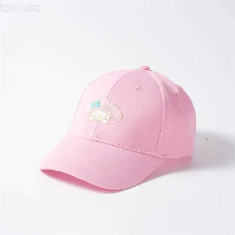Sanrio Baseball Cap Cute Breathable Hello Kitty Kuromi Embroidered Childrens Baseball Cap Boys and Girls Outdoor Sports Hat H251110