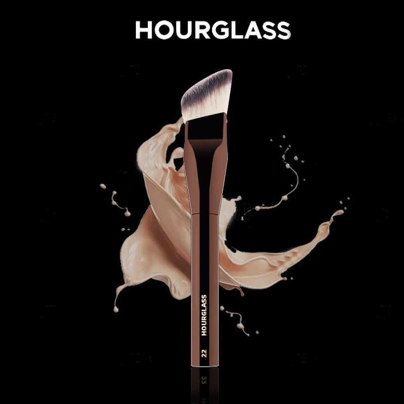 HOURGLASS Angled Liquid Foundation Brushes Foundation Cream Brush Blush Brush Base Make Up Tool-022 L251110