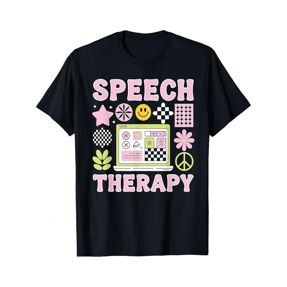 Designer T shirt Speech Therapy SLP Gift For Speech Language Pathologists - 220g T shits
