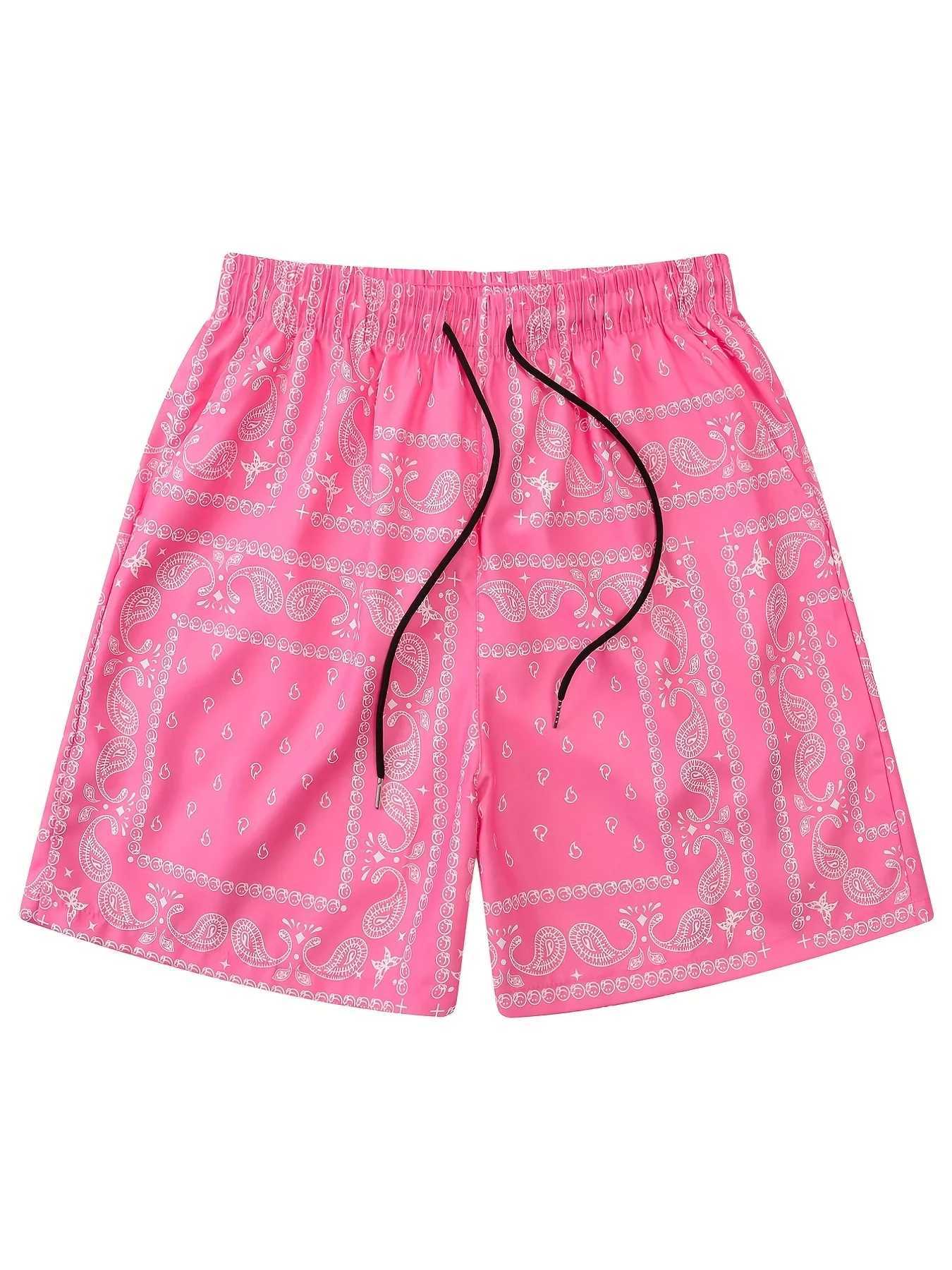 3D retro floral printed clothing for boys and children casual Hawaiian vacation shorts for men retro beach shorts for men summer mens fashionable shor