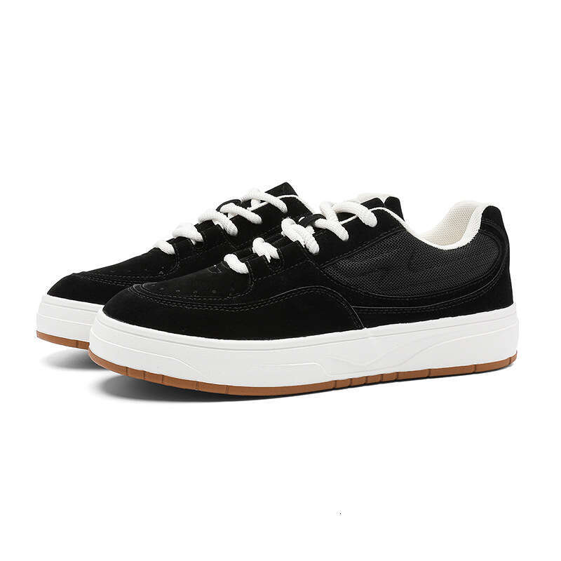 Suede Black Versatile Basic Style Student Cloth Spring Autumn New Men's Casual Shoes