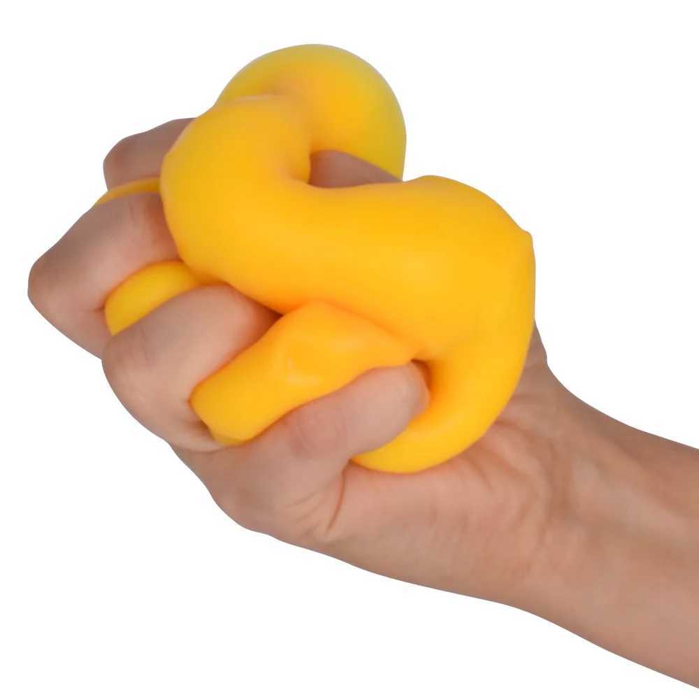 New Arrival Squishy Cheese Pressure Toy Fun Childrens Anxiety Relieving Fidget Ball Non toxic Durable Squeezing Pressure Relieving Gift T250410