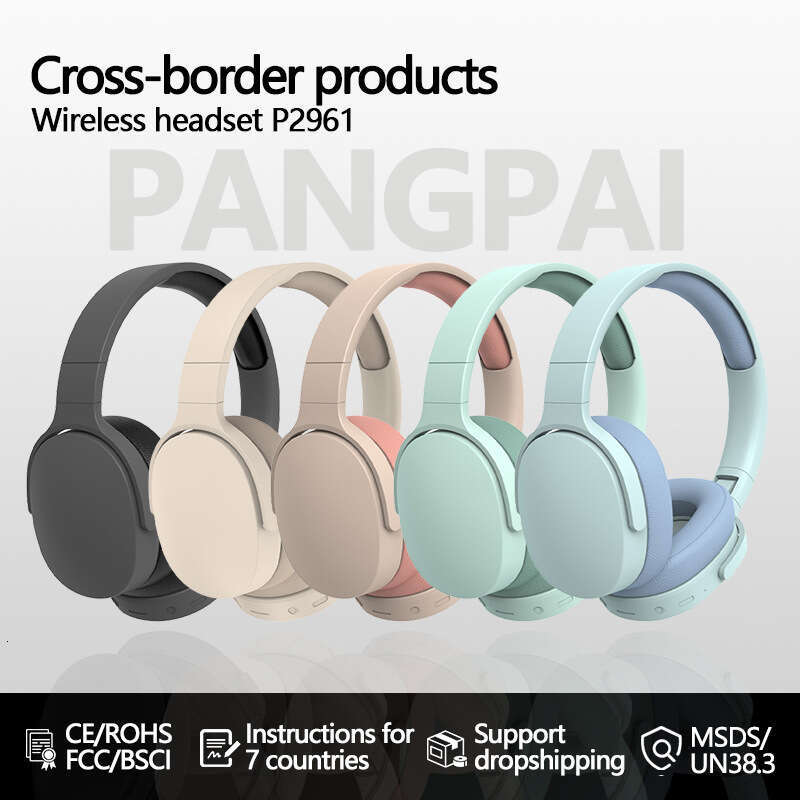 P2961 Headphones Wireless Bluetooth 5.3 Bass Sports Gaming Phone Universal