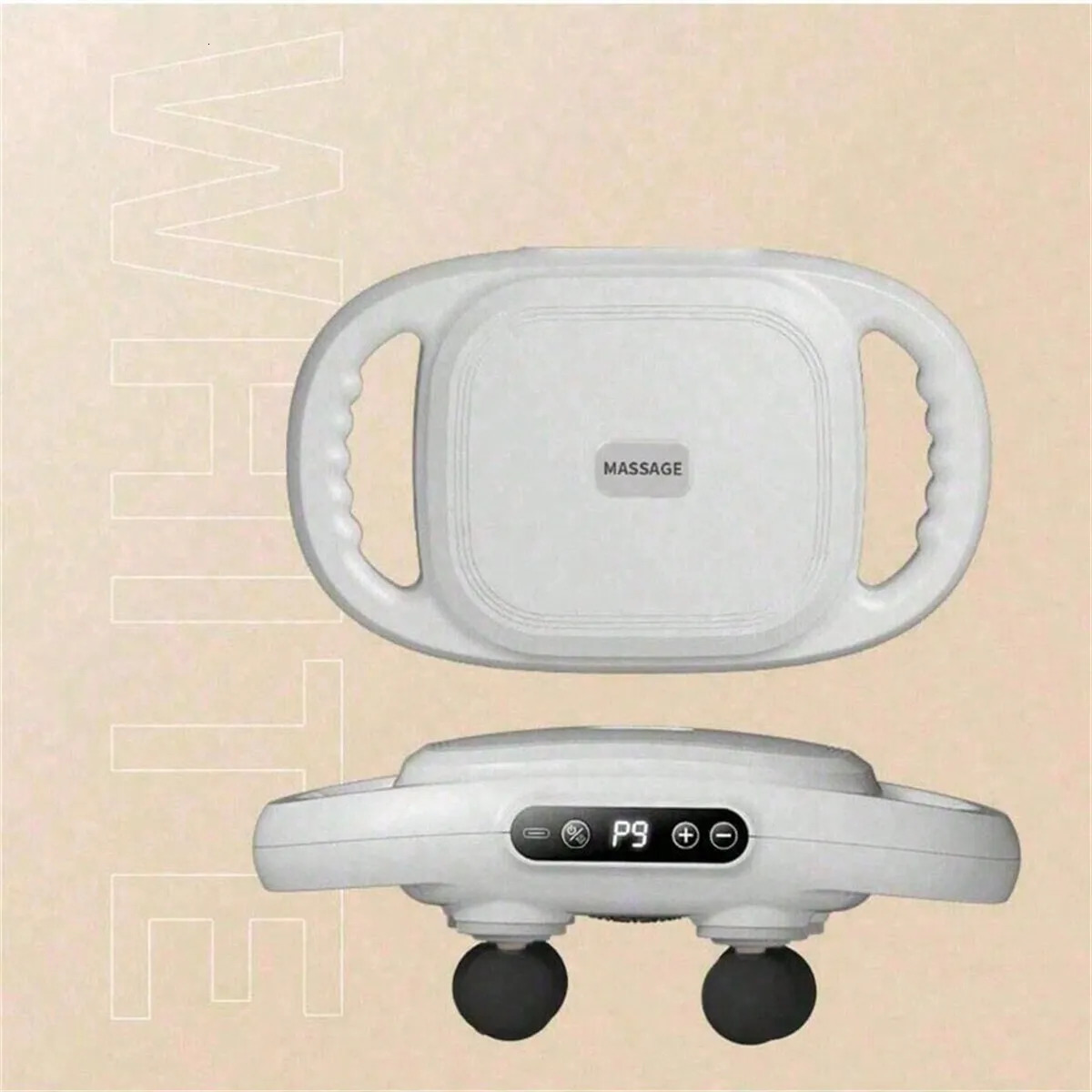 Fascia Gun Six-Head Muscle Relaxation Massage Professional Grade Wireless Waist Back Massager Deep High Frequency Vibration 250409