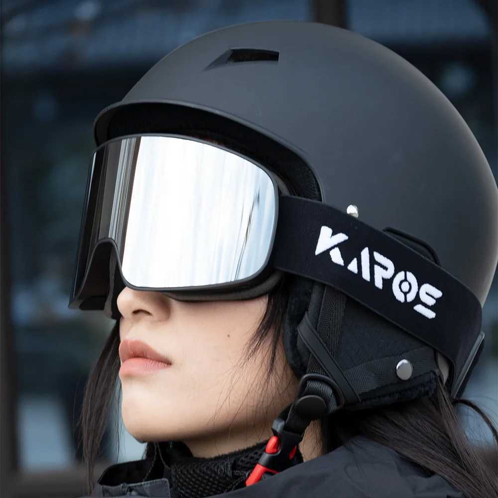 KAROS Ski Goggles Double Layers Anti-fog Small Border Skiing Mask Snowboard Eyewear Outdoor Men Women UV400 Winter Snow Goggles K251110