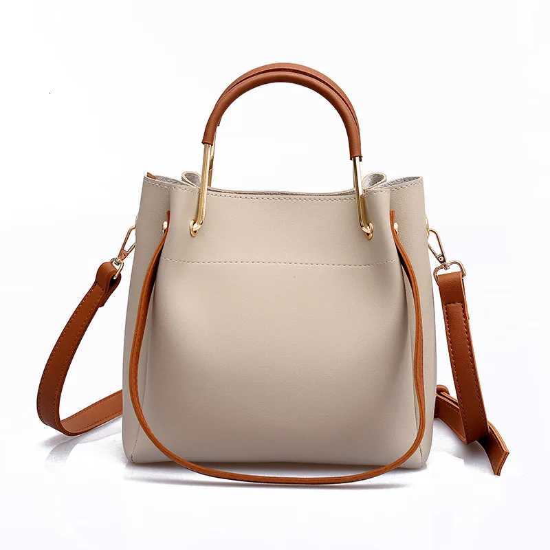 New Fashionable Korean Style Large Capacity Shoulder Handbag Crossbody Bucket Bag for Women K251110