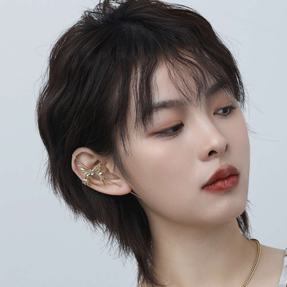 Butterfly for Women, Unique European and American Style, High-End Luxury, Minimalist Niche Design, Cool Style Zircon Earrings Wholesale