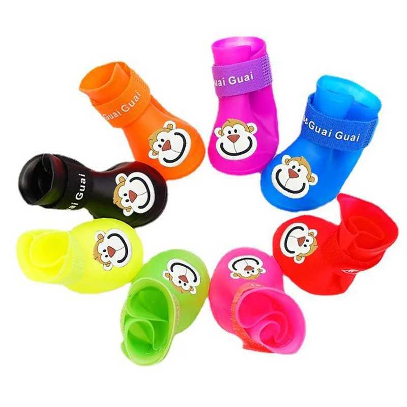 New Arrival Waterproof and anti slip rain shoes are suitable for pets outdoor shoes ankle boots supplies small medium large dogs cats pet accessories 