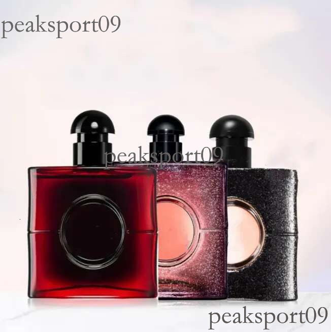 5A Women Perfume Cologne 90ml Incense Perfumes eau de parfum over red glitter ral shock Women's Black um Parfume Fashion brand